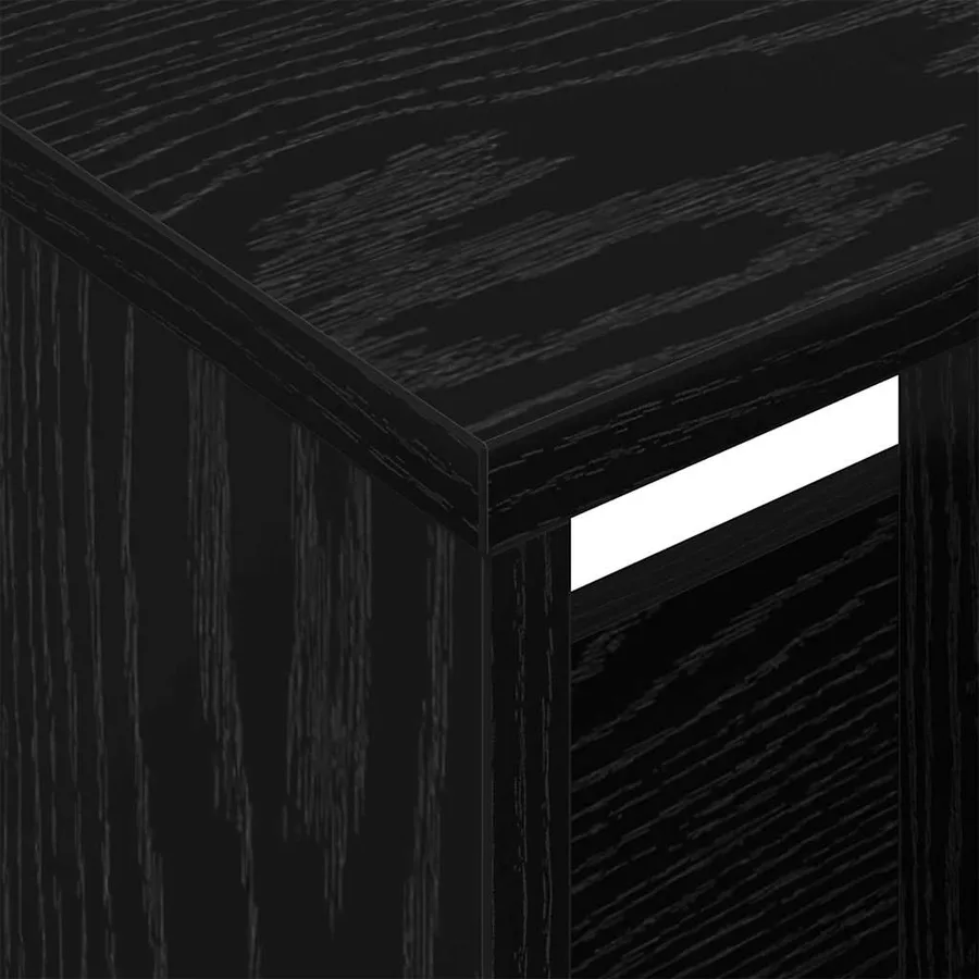 Étagère à magazines Chêne noir 68,5 x 30 x 45 cm - 9