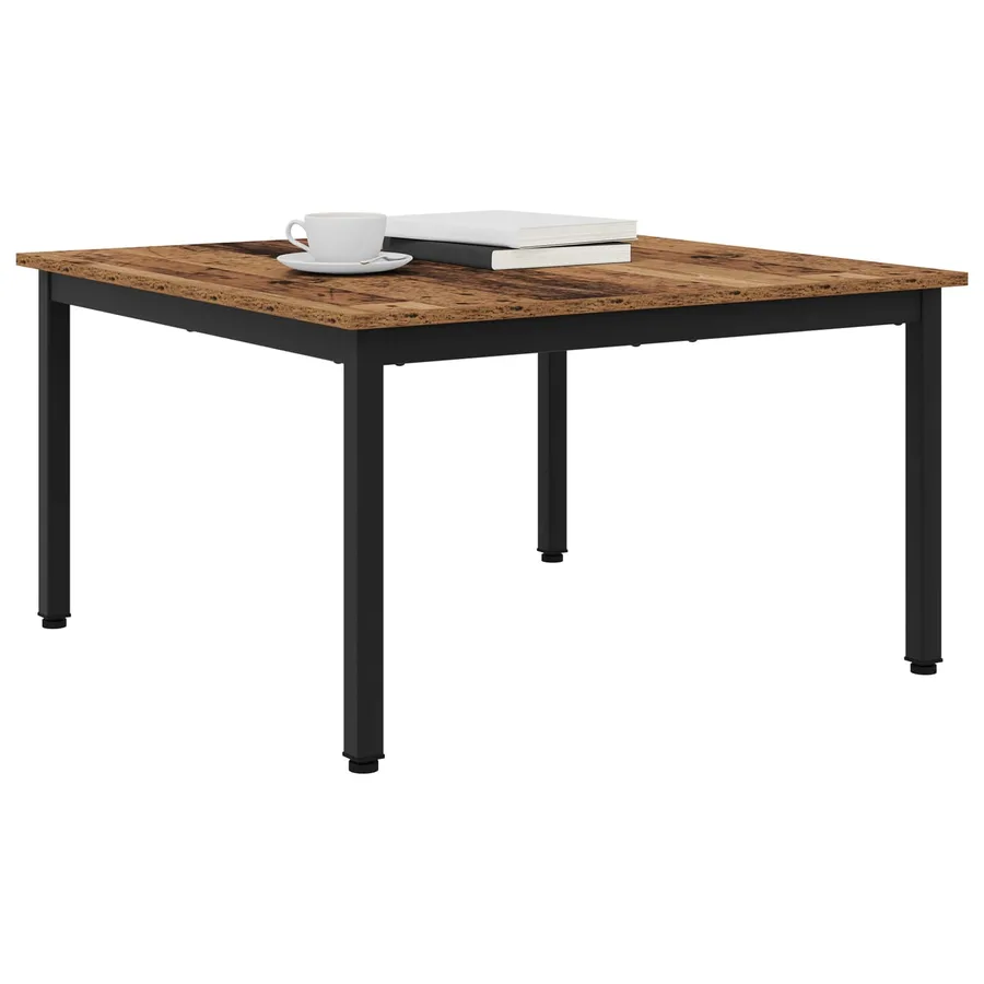 Table basse Bois ancien 80 x 80 x 45 cm Bois d'ingénierie - 3
