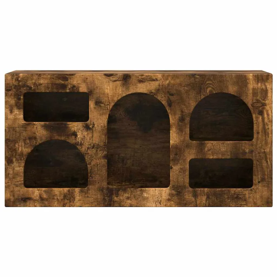 Meuble TV ELST 80 x 35 x 40 cm Chêne fumé Bois d'ingénierie - 5
