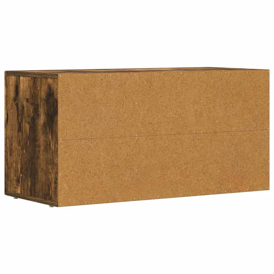 Meuble TV ELST 80 x 35 x 40 cm Chêne fumé Bois d'ingénierie - 7