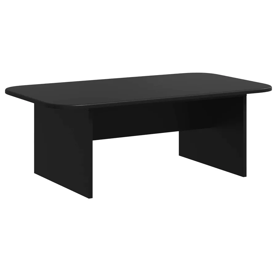 Table basse Noir 93 x 53 x 33 cm Bois d'ingénierie - 7