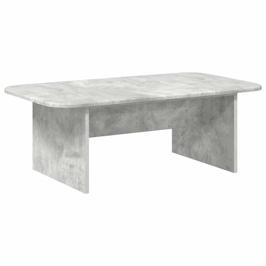 Table basse Gris béton 93 x 53 x 33 cm Bois d'ingénierie - 7