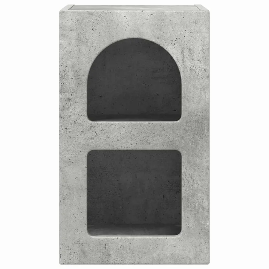 Table de chevet ELST Gris béton 29,5 x 33,5 x 50 cm - 4