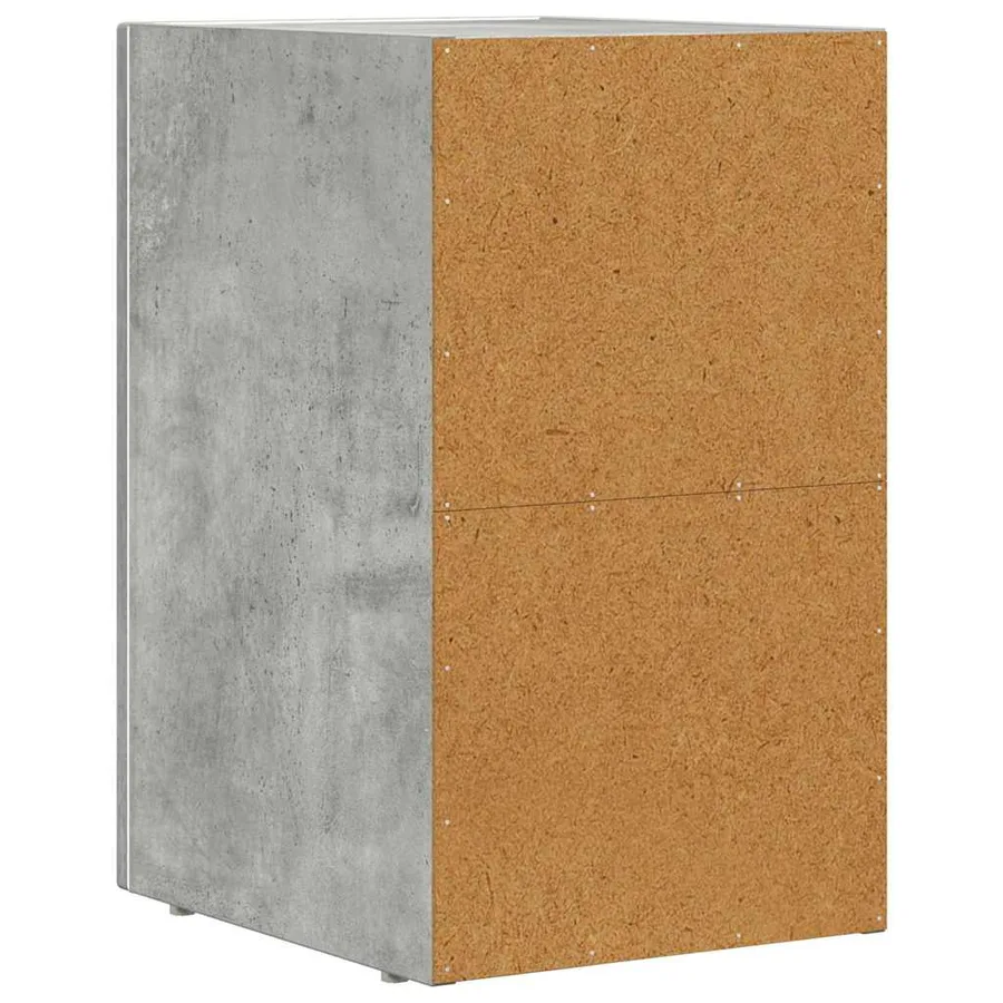 Table de chevet ELST Gris béton 29,5 x 33,5 x 50 cm - 6