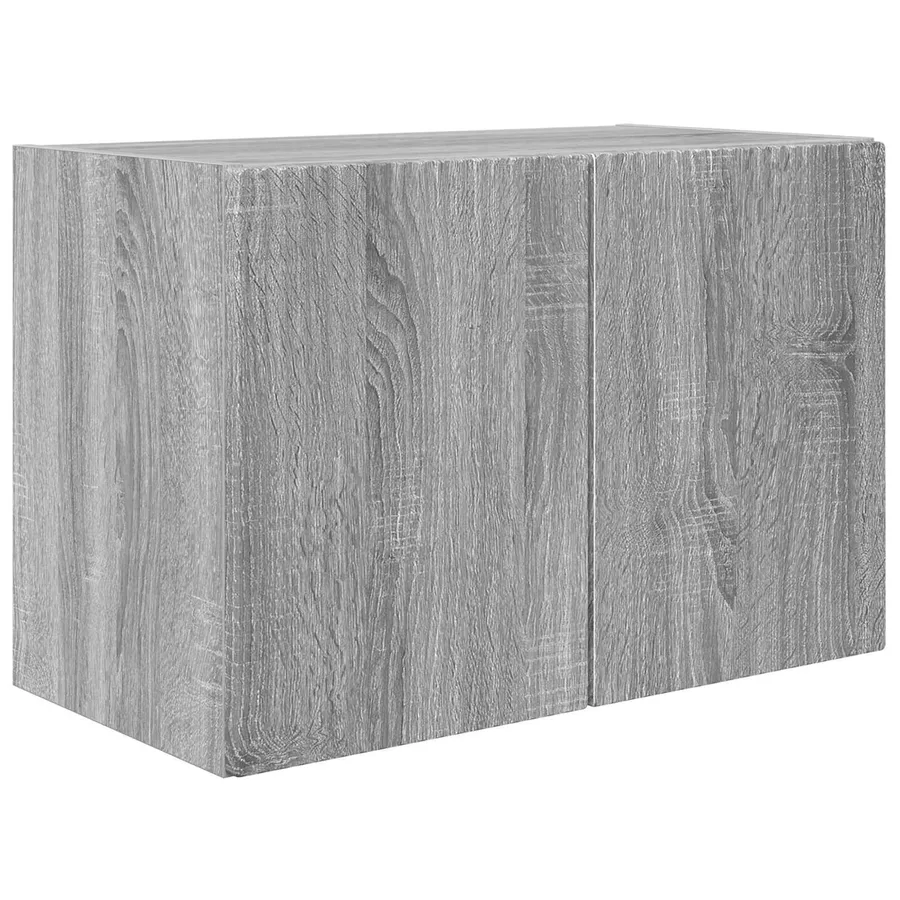 Ensemble de meuble TV mural 4 pcs Gris Sonoma Bois d'ingénierie - 7