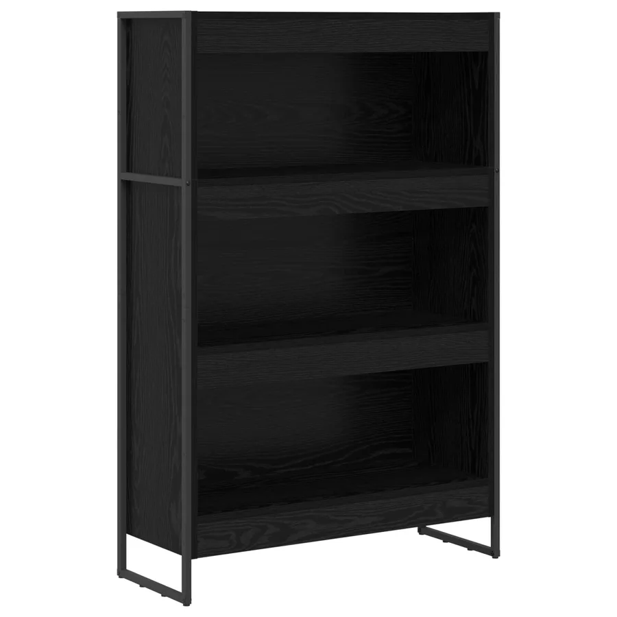 Bibliothèque Chêne noir 80 x 30 x 121 cm Bois d'ingénierie - 2