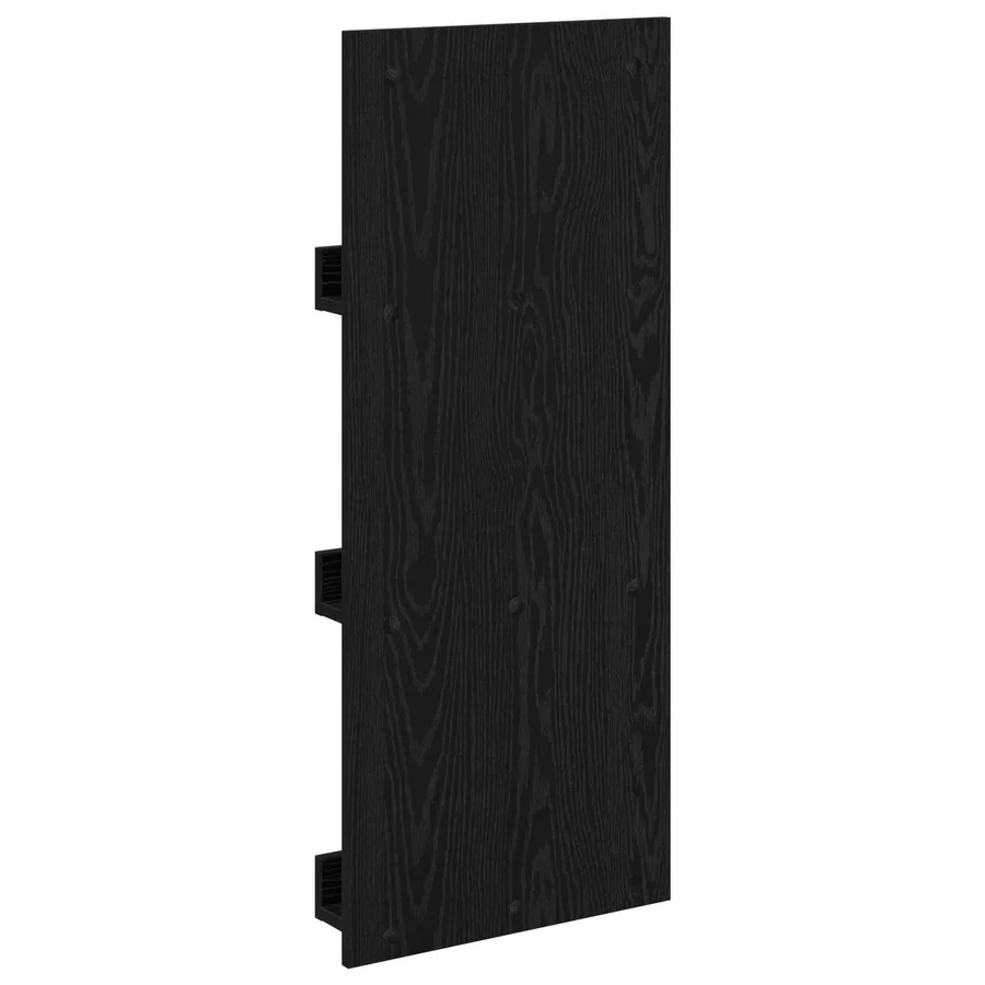 Étagère à magazines avec étagère Chêne noir 43 x 11 x 102 cm - 7