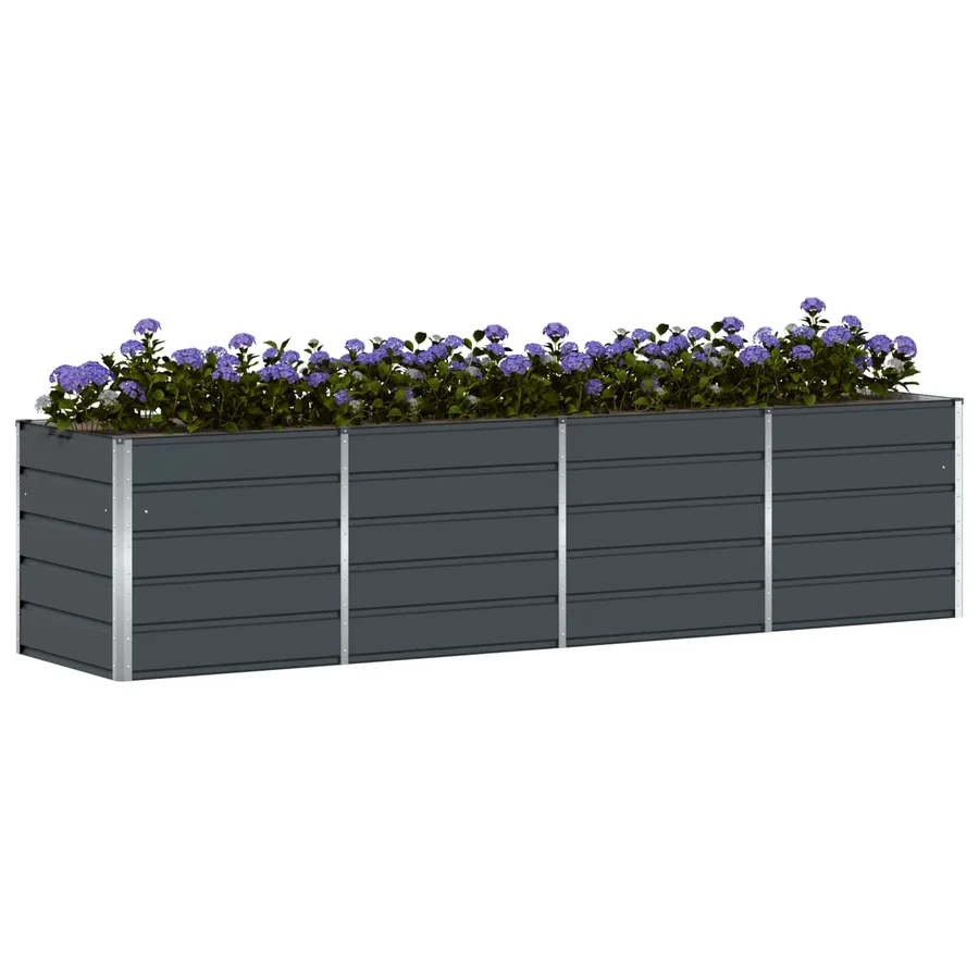 Jardinière Anthracite 320 x 80 x 75 cm Acier - 3