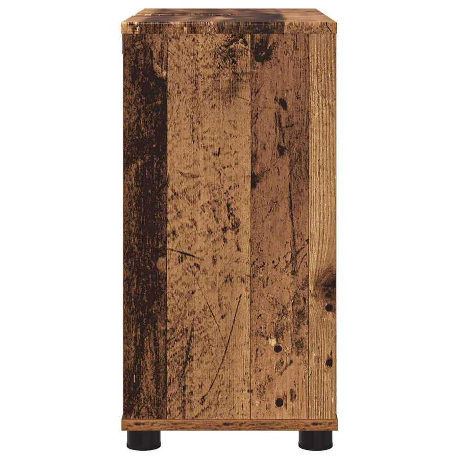 Armoire de lavabo de salle de bain Bois Ancien 60 x 30 x 60 cm - 7
