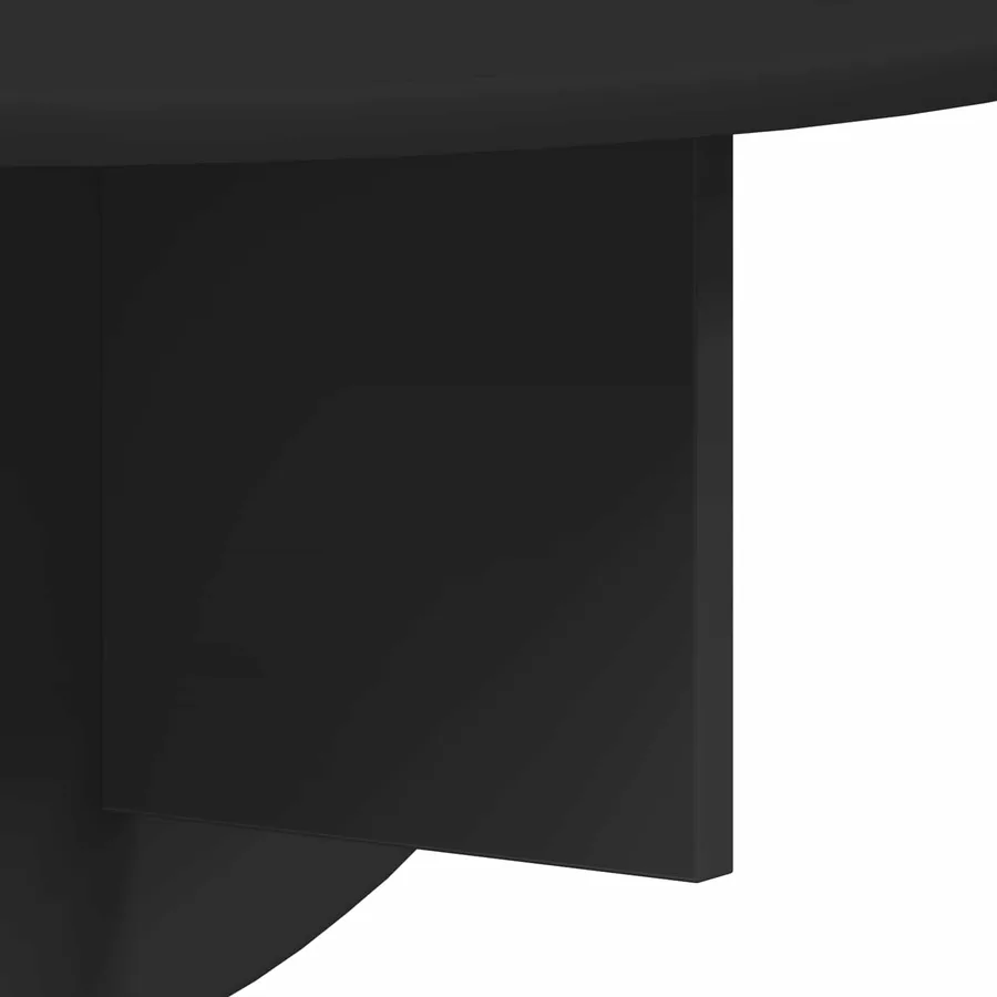 Étagère Murale 2 pcs Noir 48 x 24 x 24 cm Bois d'ingénierie - 8