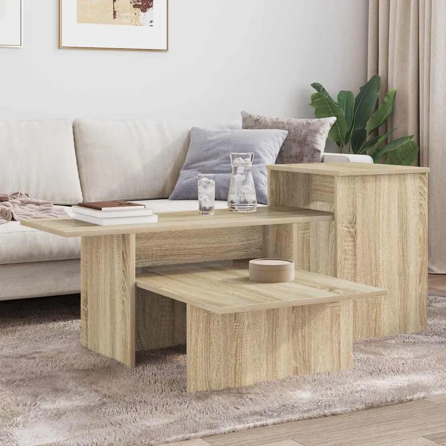 Table console Chêne Sonoma 91,5 x 35 x 38,5 cm - 4