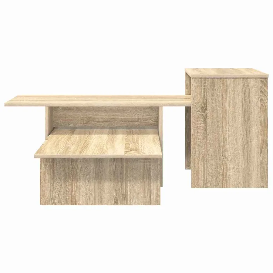 Table console Chêne Sonoma 91,5 x 35 x 38,5 cm - 5