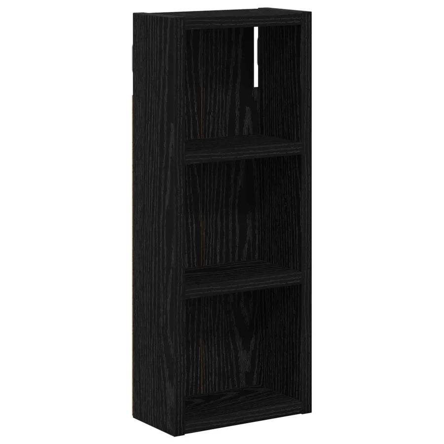 Armoire murale de salle de bain Chêne Noir 20 x 10 x 50 cm - 2