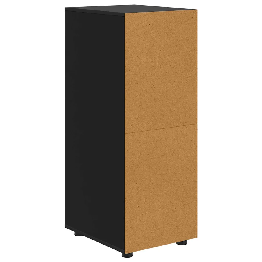 Armoire de rangement Noir 40 x 48 x 105 cm Bois d'ingénierie - 10