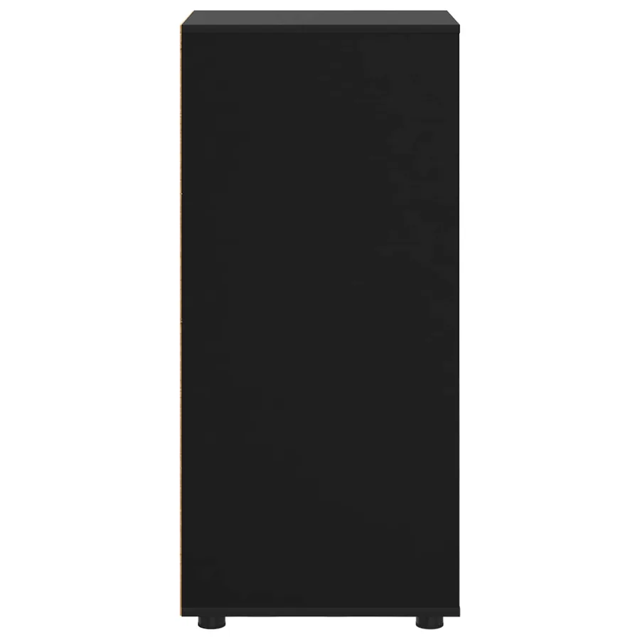 Armoire de rangement Noir 40 x 48 x 105 cm Bois d'ingénierie - 9