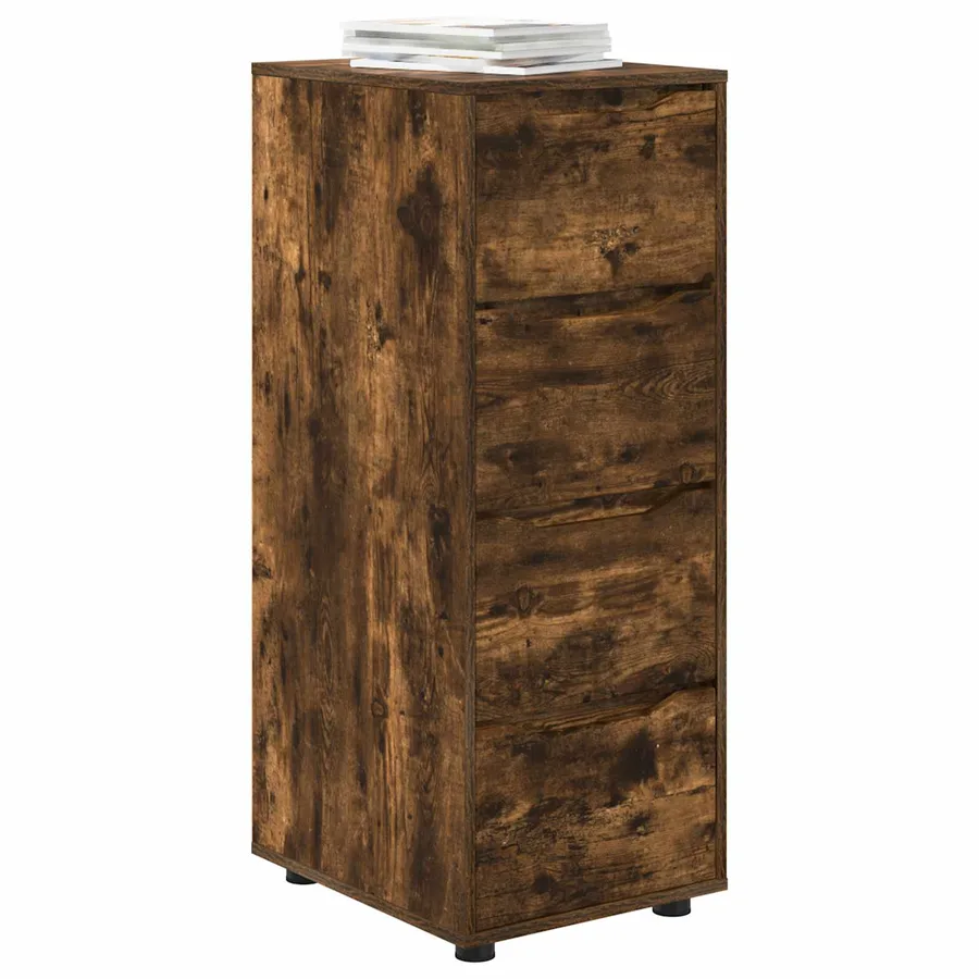 Armoire de rangement Chêne fumé 40 x 48 x 105 cm - 3