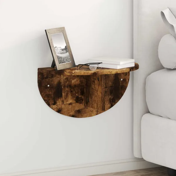Étagère Murale Chêne fumé 48 x 24 x 24 cm Bois d'ingénierie