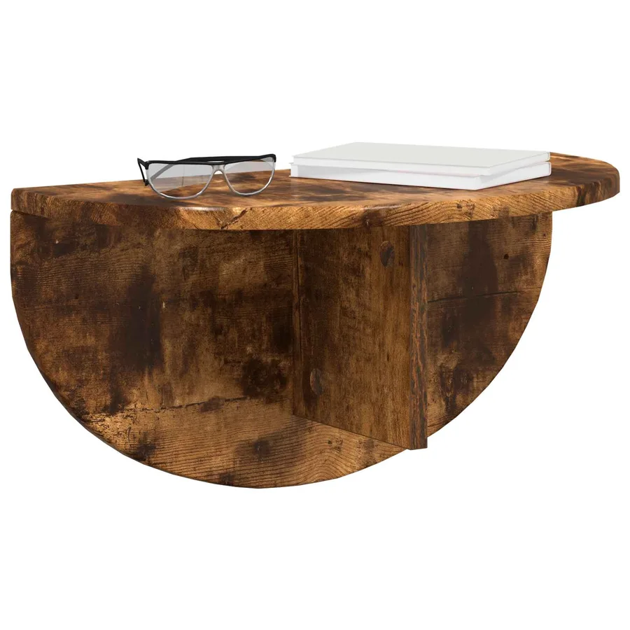 Étagère Murale Chêne fumé 48 x 24 x 24 cm Bois d'ingénierie - 3