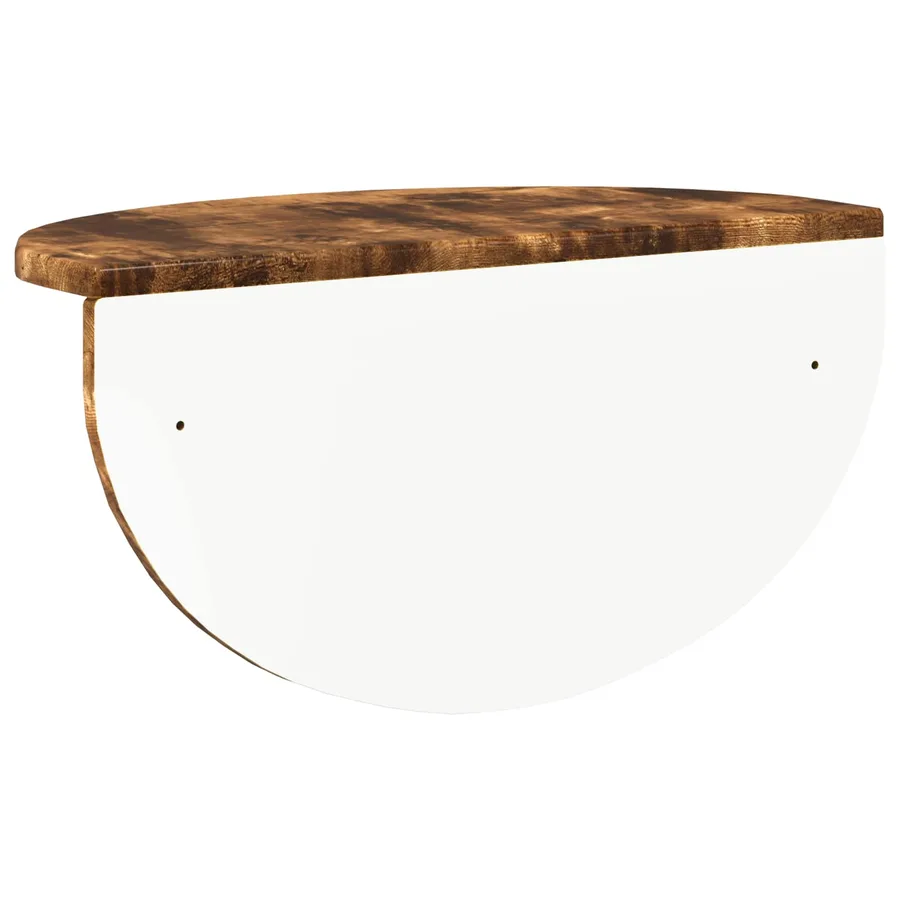 Étagère Murale Chêne fumé 48 x 24 x 24 cm Bois d'ingénierie - 7