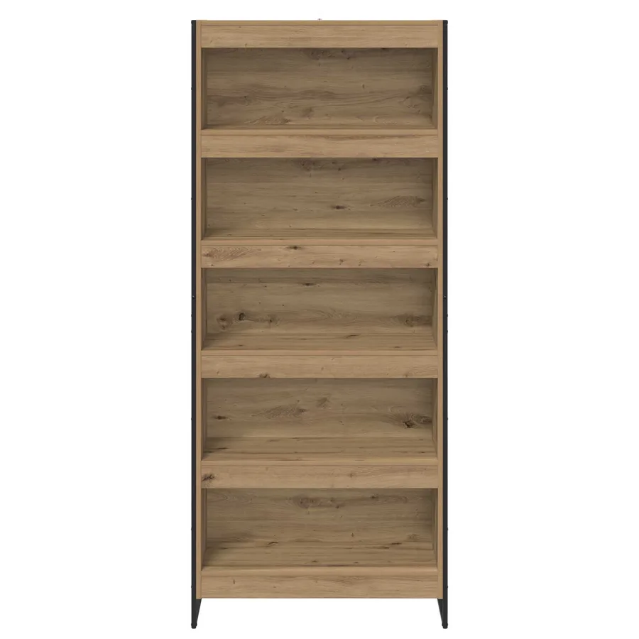 Bibliothèque 80 x 30 x 189,5 cm Bois d'ingénierie Chêne artisan - 5