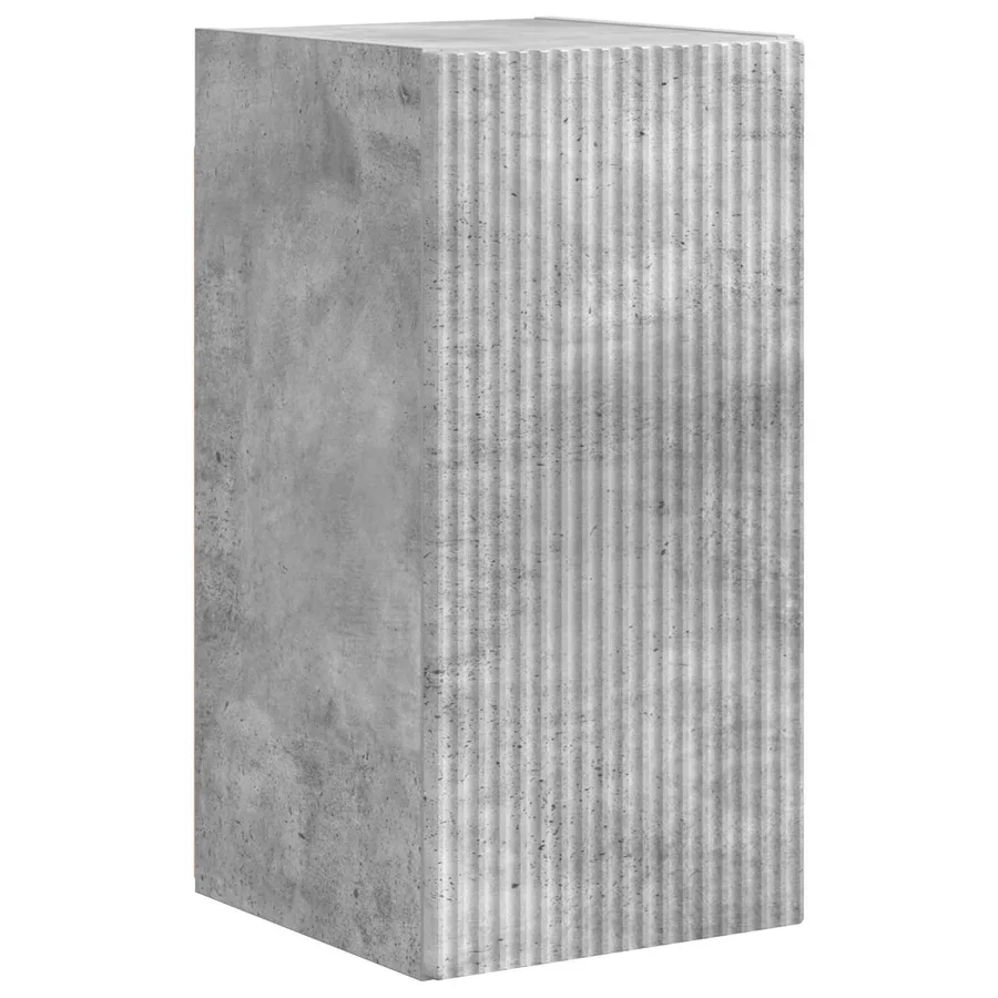 Ensemble meuble TV 4 pcs Gris béton Bois d'ingénierie - 7