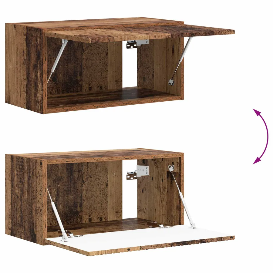 Ensemble meuble TV 5 pcs Bois ancien Bois d'ingénierie - 8
