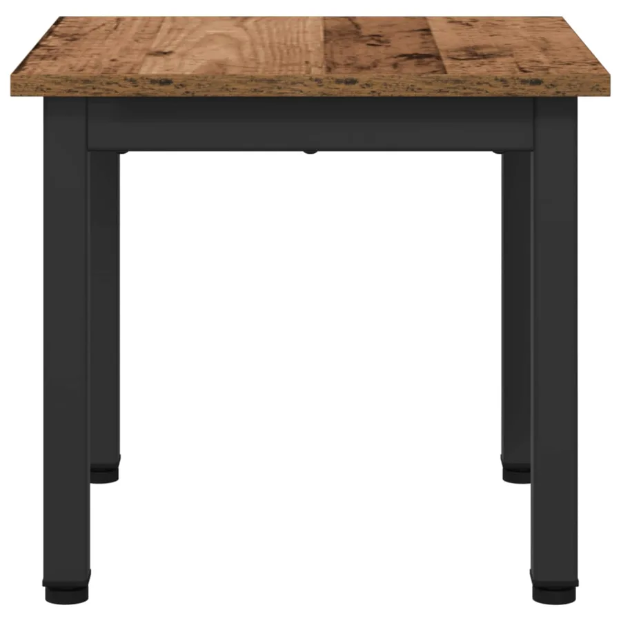 Table basse Bois ancien 40 x 40 x 36 cm Bois d'ingénierie - 6
