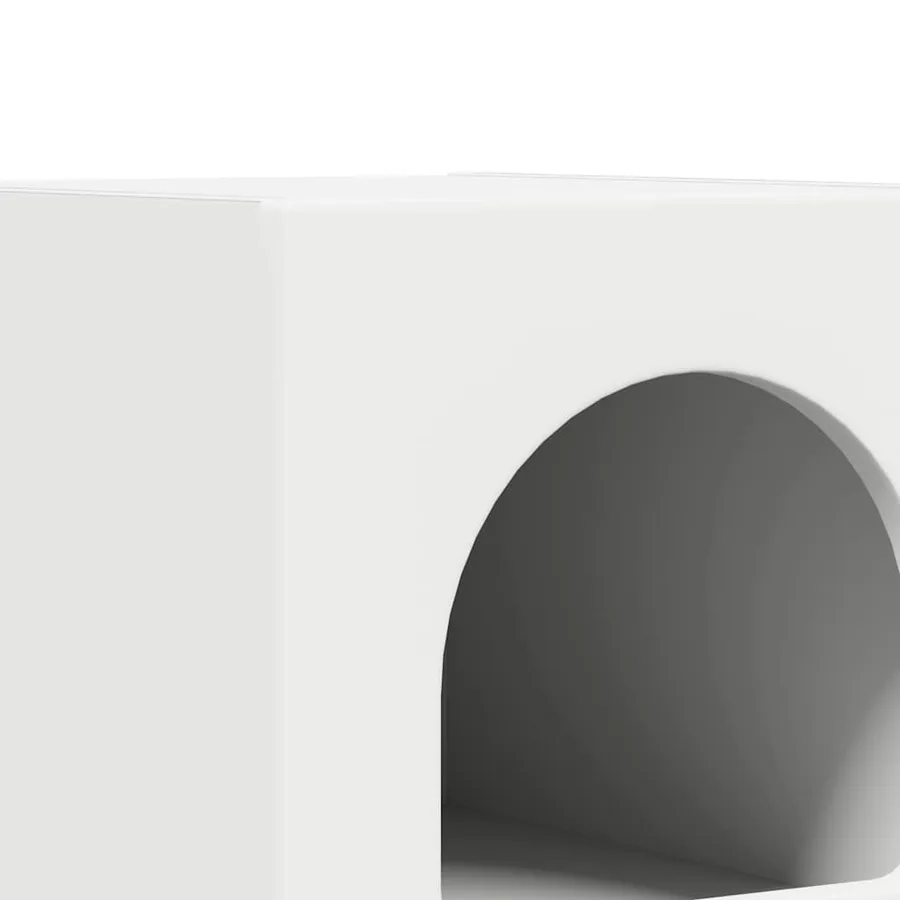 Table de chevet ELST Blanc 29,5 x 33,5 x 50 cm - 7