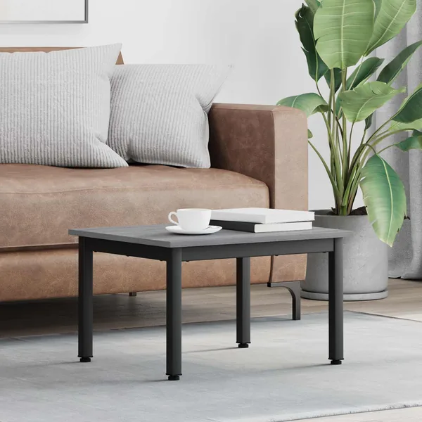 Table basse Gris Sonoma 60 x 50 x 36 cm Bois d'ingénierie