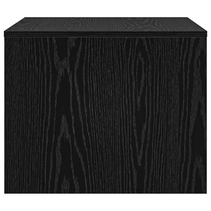 Table basse Chêne noir 60 x 50 x 40 cm Bois d'ingénierie - 6