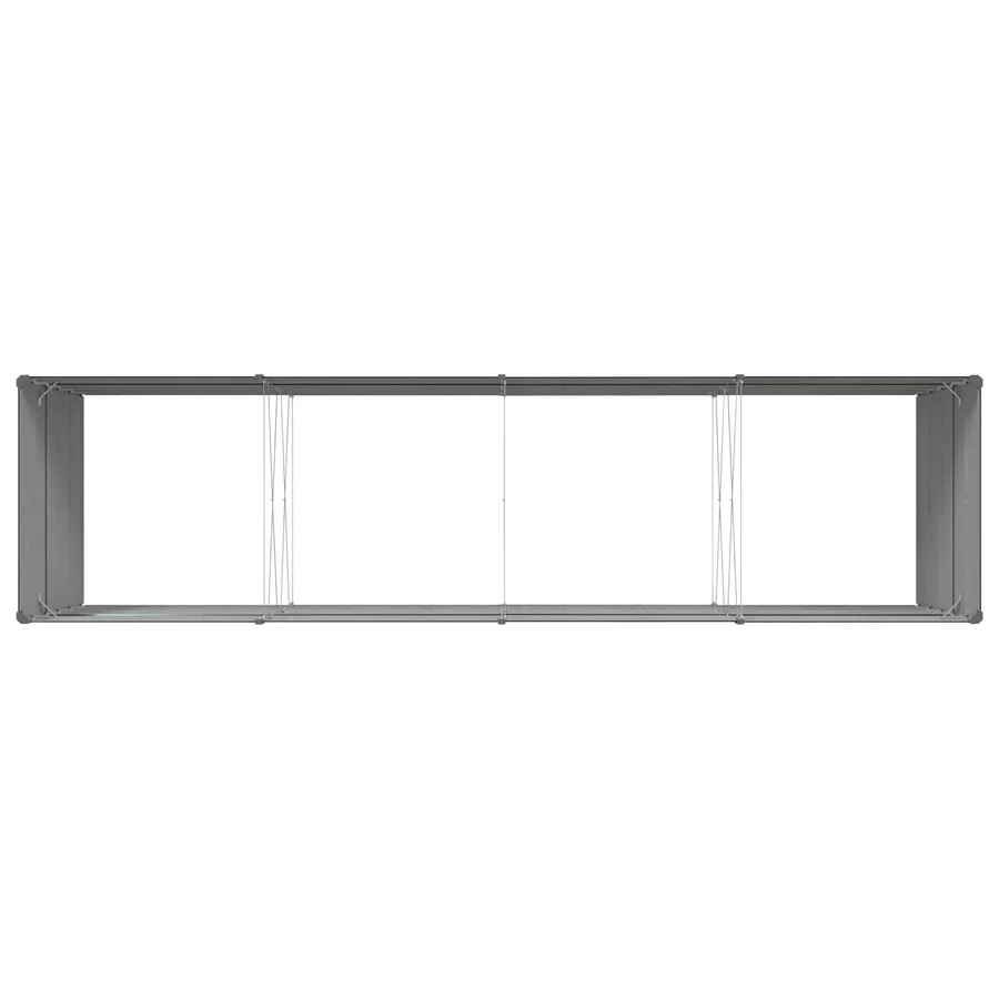 Jardinière Anthracite 385 x 100 x 75 cm Acier galvanisé - 7
