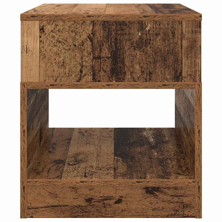 Table d'appoint Bois ancien 40,5 x 40 x 45 cm Bois d'ingénierie - 5