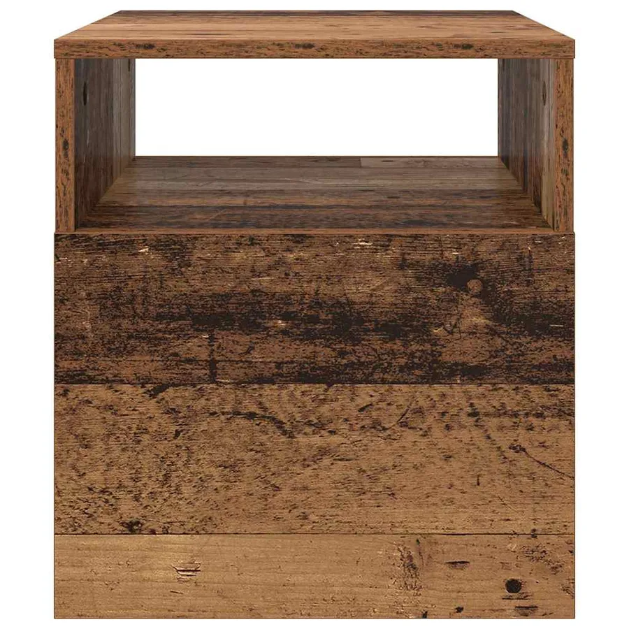 Table d'appoint Bois ancien 40,5 x 40 x 45 cm Bois d'ingénierie - 6