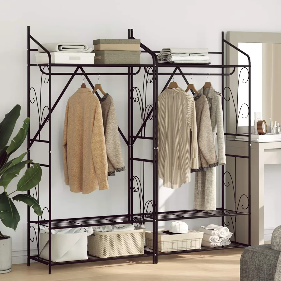 Armoire Ouverte Uni 2 pcs 78 x 36 x 158 cm