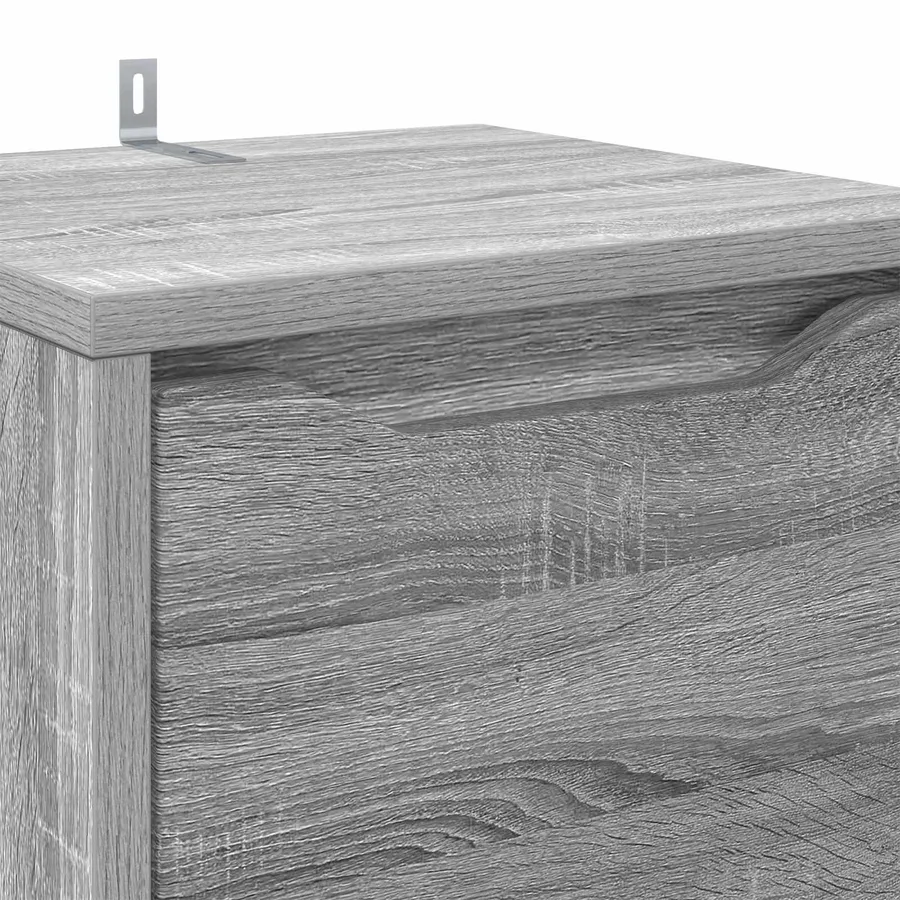 Cabinet de salle de bain Gris Sonoma 30,5 x 30 x 101 cm - 11
