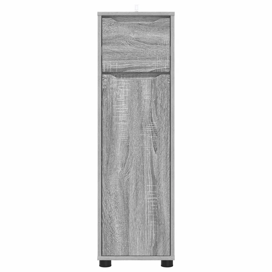 Cabinet de salle de bain Gris Sonoma 30,5 x 30 x 101 cm - 6