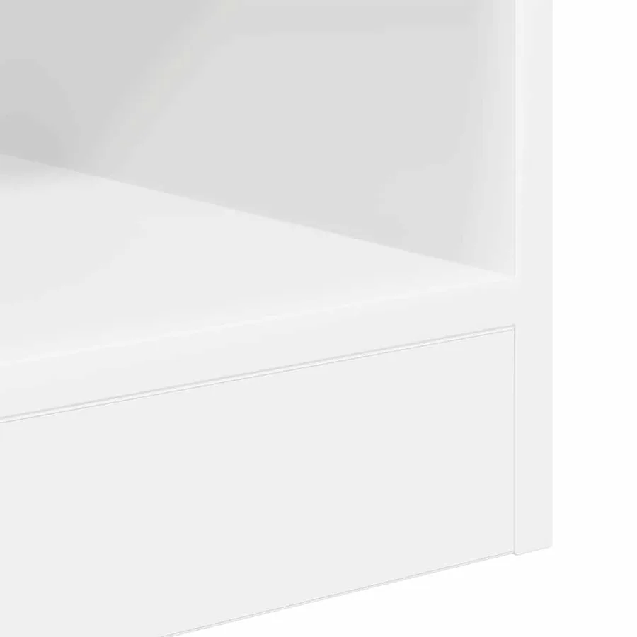 Table d'appoint 2 pcs Blanc 40,5 x 40 x 45 cm Bois d'ingénierie - 8