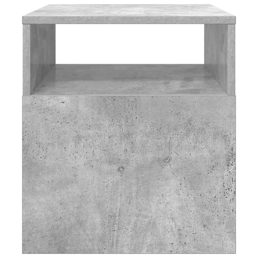 Table d'appoint Gris béton 40,5 x 40 x 45 cm Bois d'ingénierie - 6