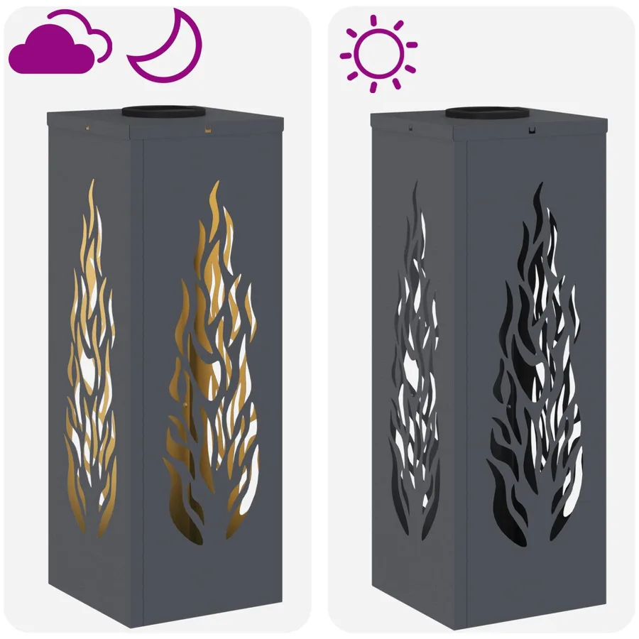 Lumière de chemin LED solaire 2 pcs Blanc chaud 18 x 18 x 50 cm - 13