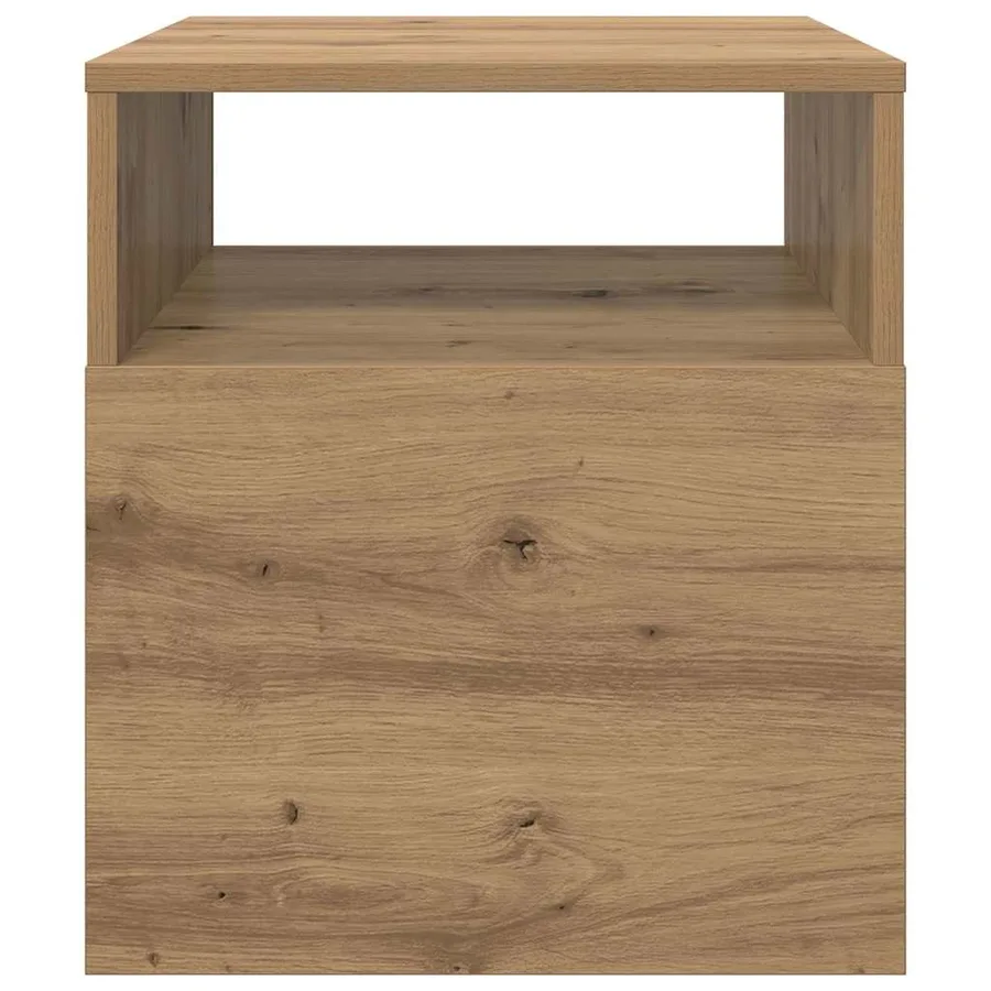Table d'appoint Chêne artisanal 40,5 x 40 x 45 cm - 6