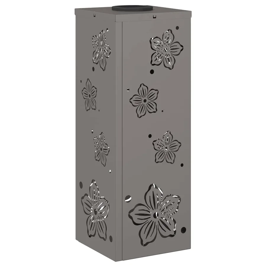 Lumière de chemin LED solaire 2 pcs Blanc chaud 18 x 18 x 50 cm - 4