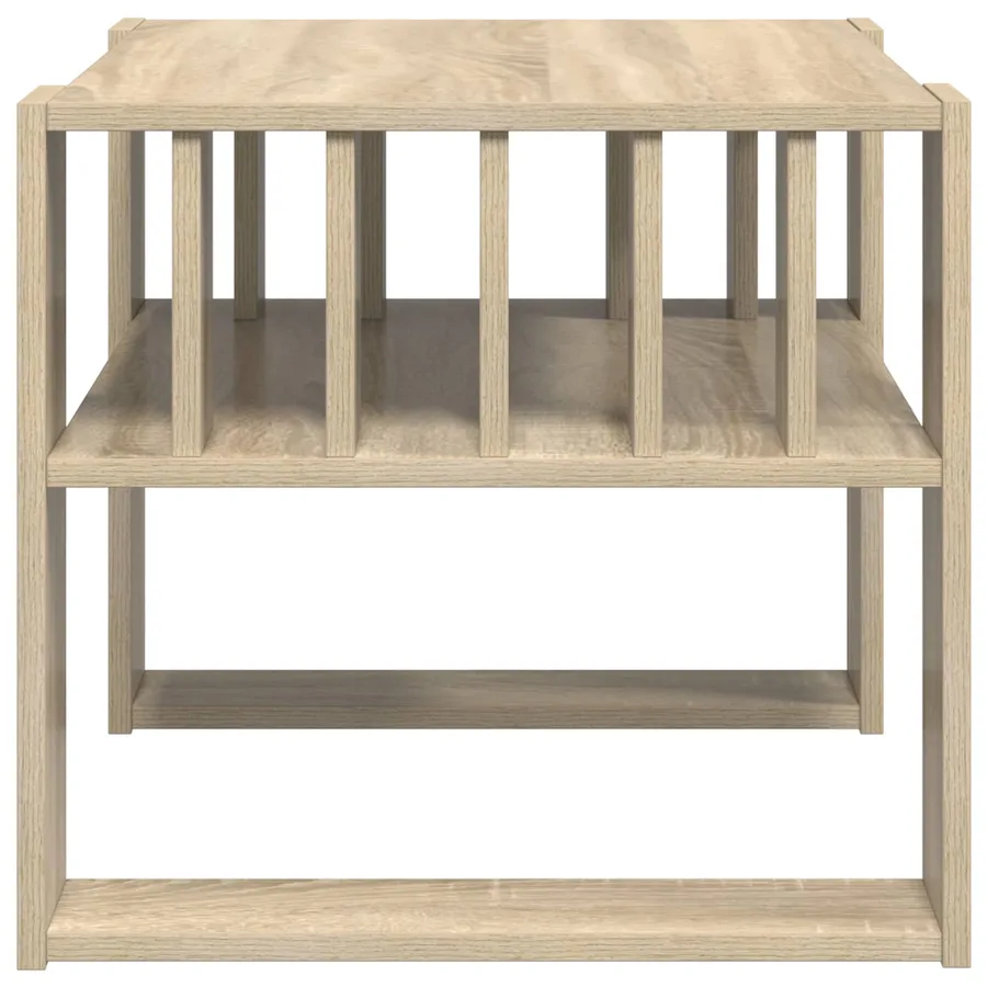 Table basse Chêne Sonoma 66 x 49,5 x 45 cm Bois d'ingénierie - 6