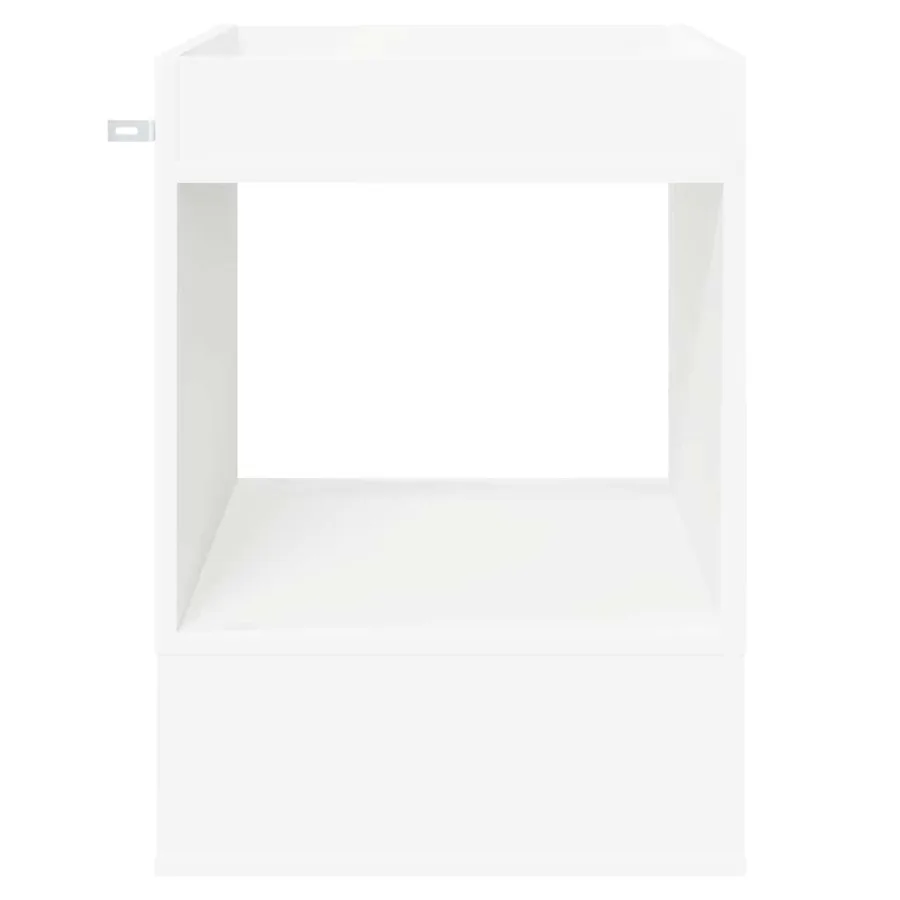 Table d'appoint 2 pcs Blanc 40 x 40 x 56 cm Bois d'ingénierie - 6