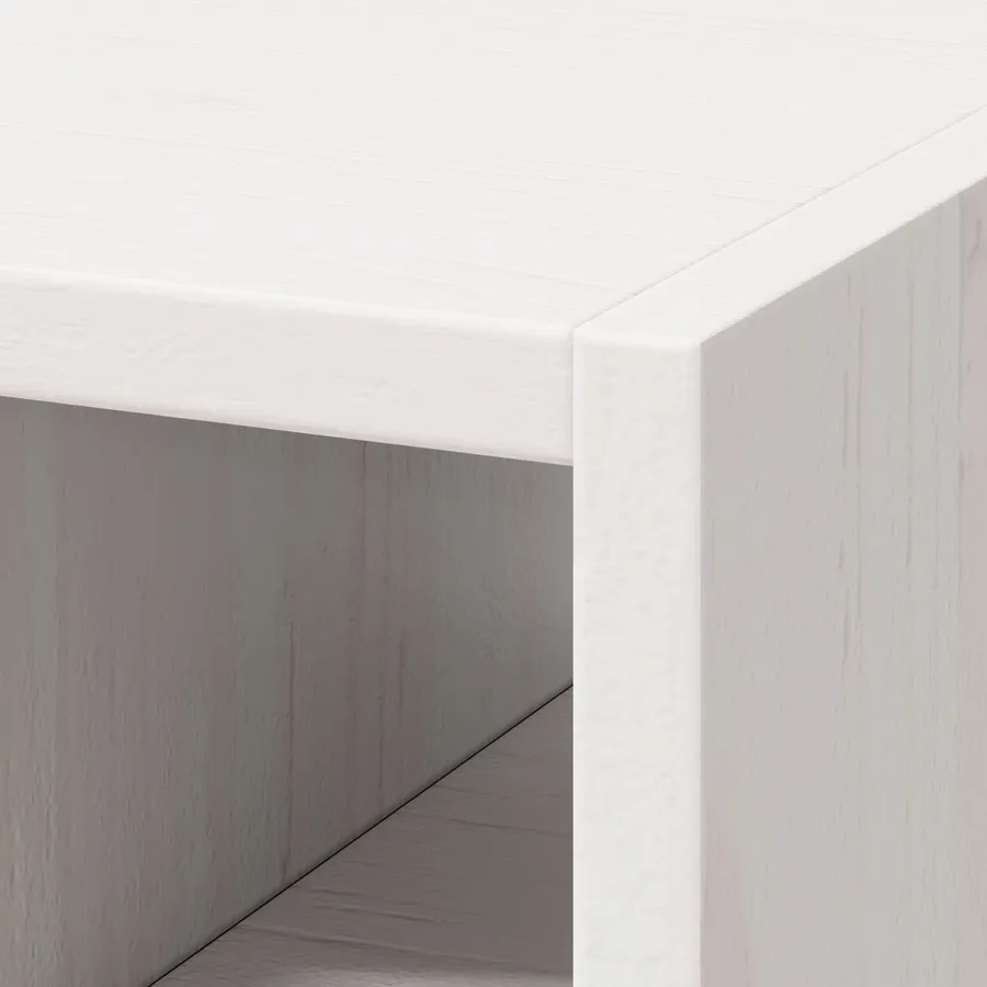 Étagère à vin 2 pcs Blanc 56 x 25 x 56 cm Pin massif - 9