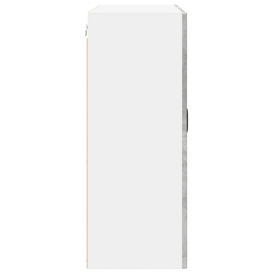 Meuble mural PORTO Gris béton 80 x 31 x 80 cm Bois d'ingénierie - 7