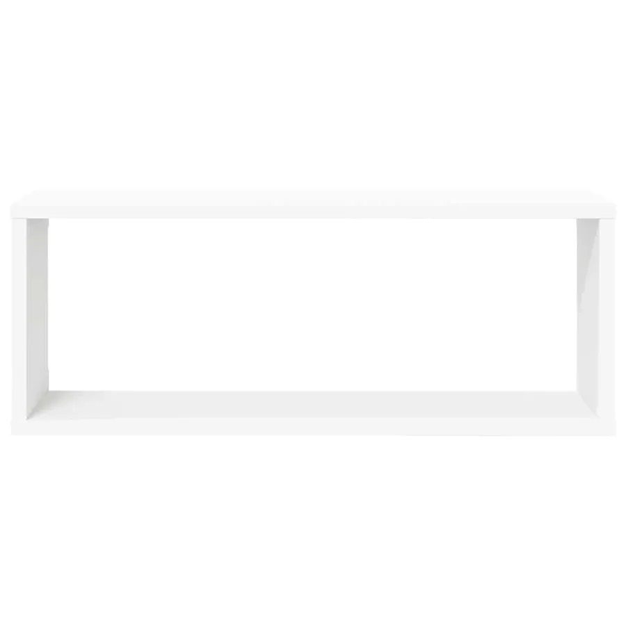 Étagères murales cube 6 pcs Blanc 60x15x23 cm Bois d’ingénierie - 5