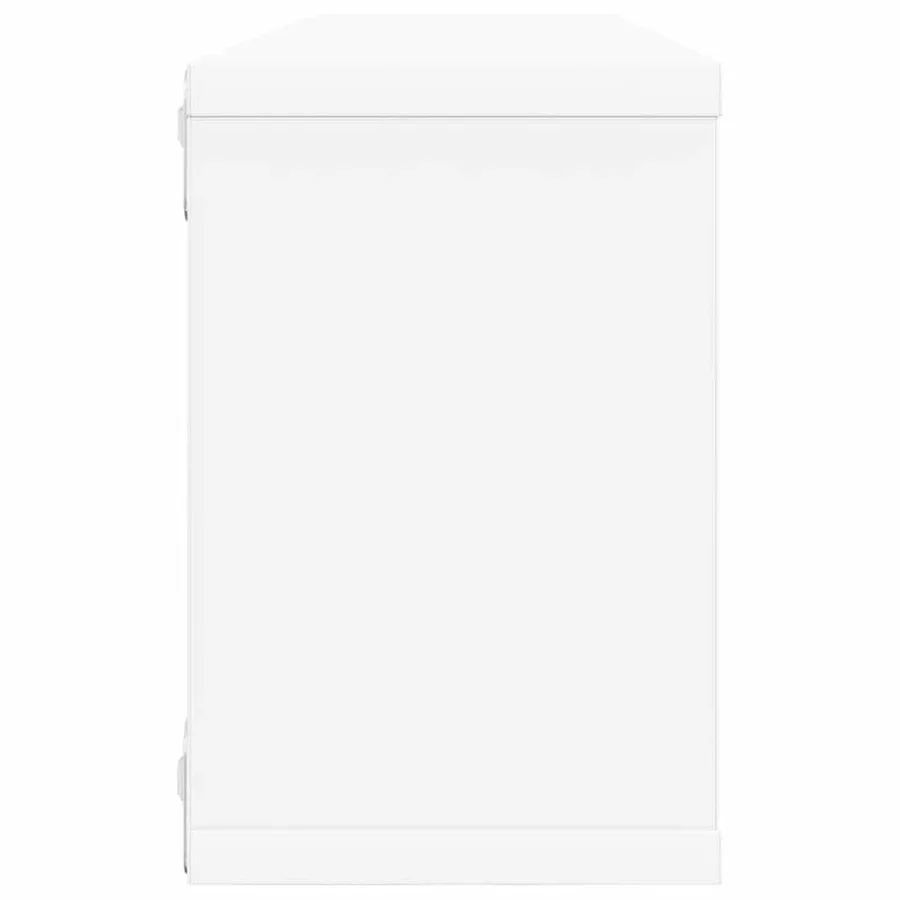 Étagères murales cube 6 pcs Blanc 60x15x23 cm Bois d’ingénierie - 6