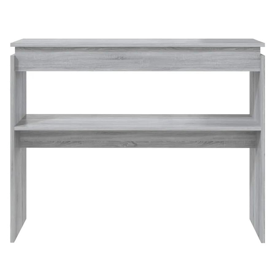 Table console Sonoma gris 102x30x80 cm Bois d'ingénierie - 3