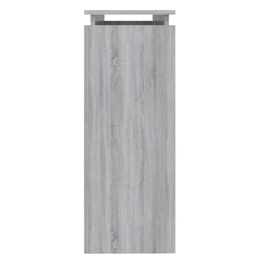 Table console Sonoma gris 102x30x80 cm Bois d'ingénierie - 4