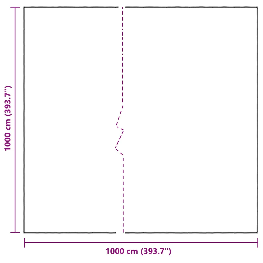 Couverture pour plantes Transparent 10 x 10 m PE - 11